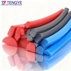 D-Shaped Silicone Foam Seal Strip