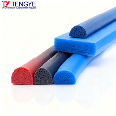 D-Shaped Silicone Foam Seal Strip