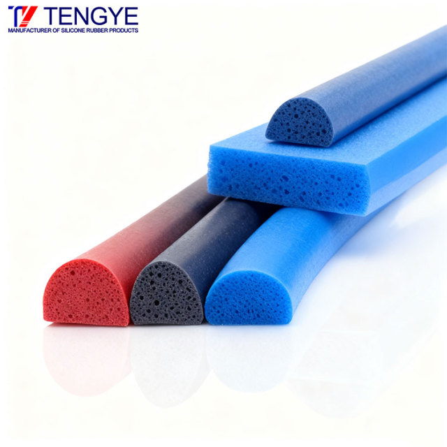 D-Shaped Silicone Foam Seal Strip