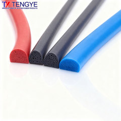 D-Shaped Silicone Foam Seal Strip