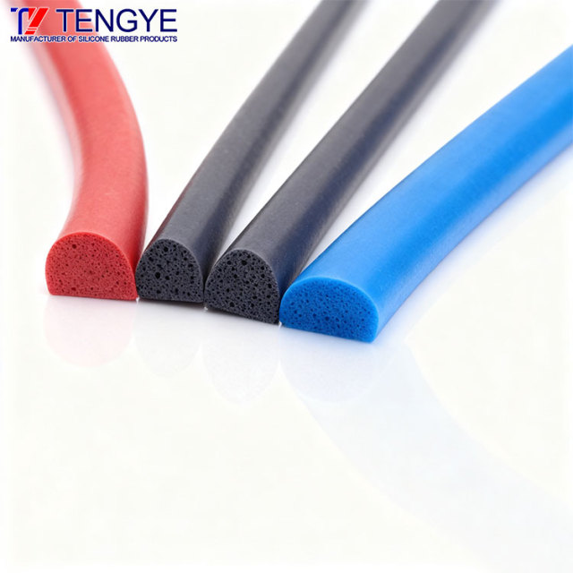 D-Shaped Silicone Foam Seal Strip