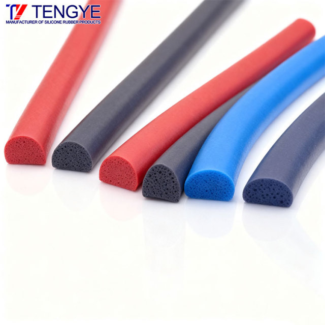 D-Shaped Silicone Foam Seal Strip