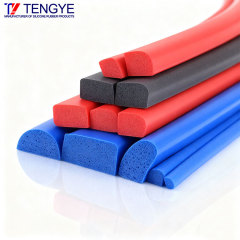 D-Shaped Silicone Foam Seal Strip