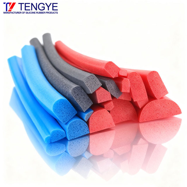 D-Shaped Silicone Foam Seal Strip