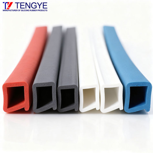 耐熱性と防水性のシリコーンフォームシールストリップ