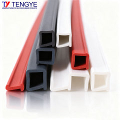 耐熱性と防水性のシリコーンフォームシールストリップ