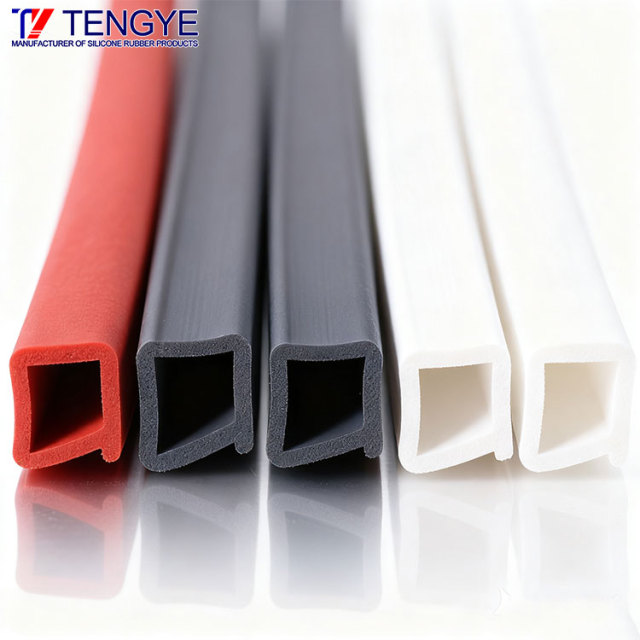 耐熱性と防水性のシリコーンフォームシールストリップ
