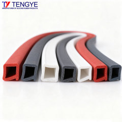 耐熱性と防水性のシリコーンフォームシールストリップ