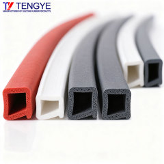 耐熱性と防水性のシリコーンフォームシールストリップ