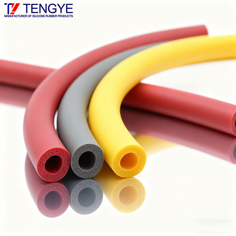 High-Temperature Resistant Flame Retardant Silicone Foam Tube