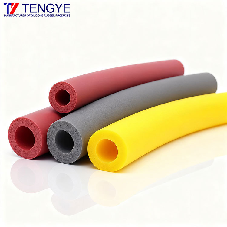 High-Temperature Resistant Flame Retardant Silicone Foam Tube