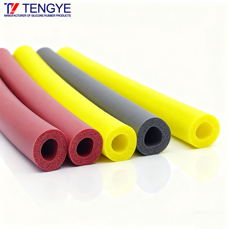 High-Temperature Resistant Flame Retardant Silicone Foam Tube