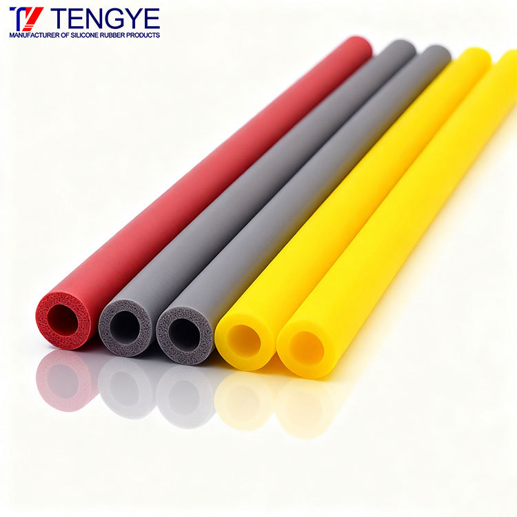 High-Temperature Resistant Flame Retardant Silicone Foam Tube