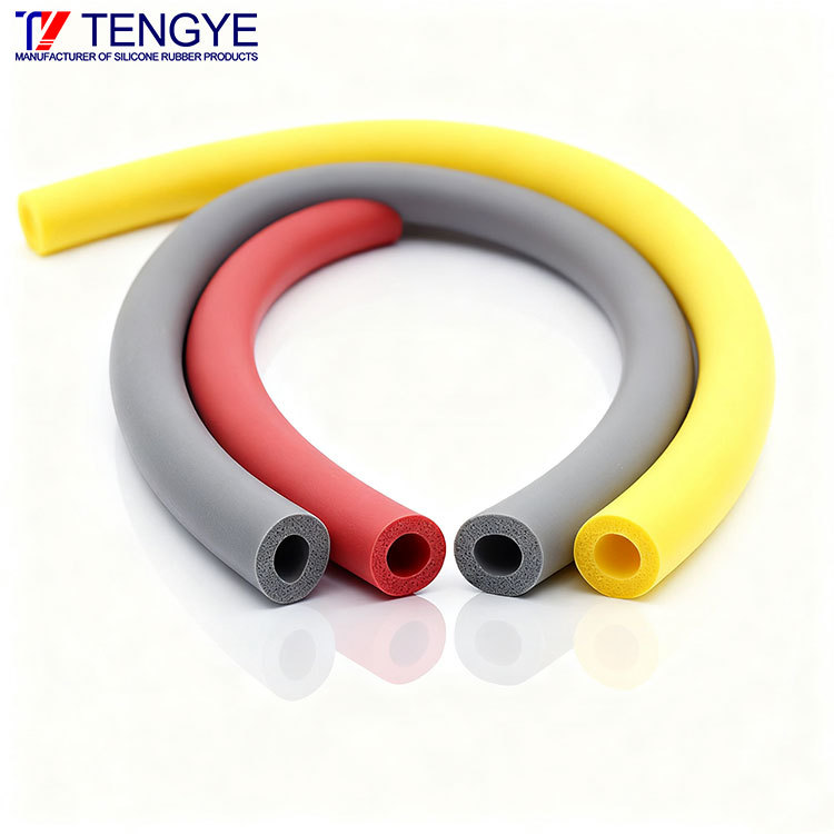 High-Temperature Resistant Flame Retardant Silicone Foam Tube