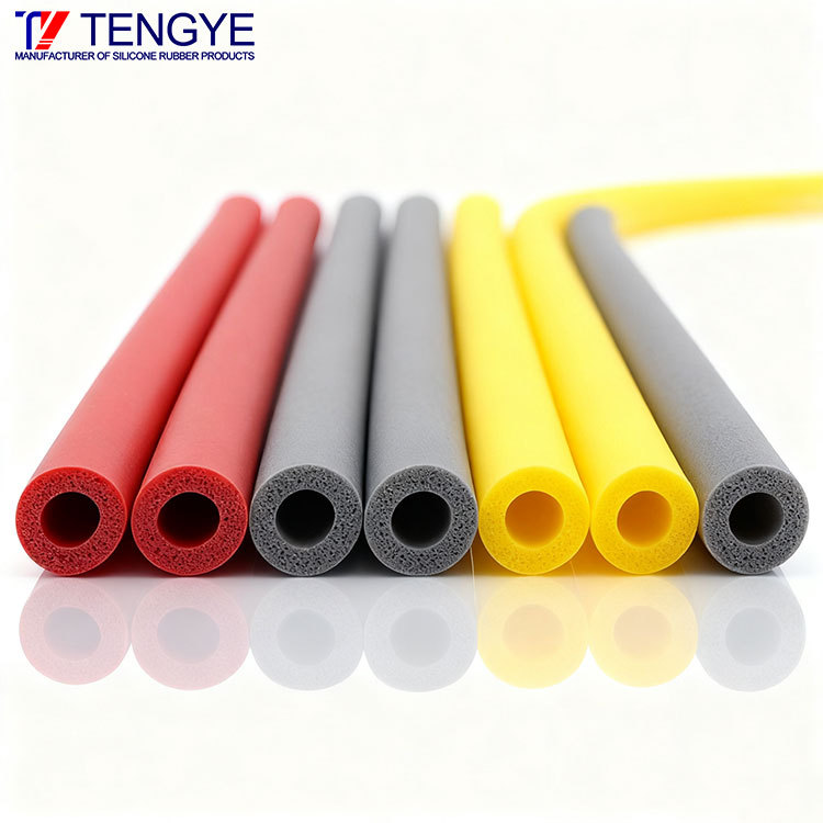 High-Temperature Resistant Flame Retardant Silicone Foam Tube