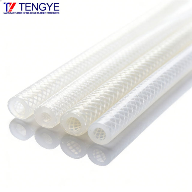 食品グレードのシリコーン編組チューブ