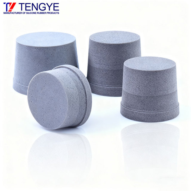 Molded Silicone Foam Sealing Plug