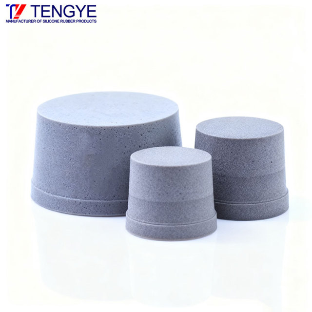 Molded Silicone Foam Sealing Plug