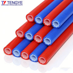 High-Temperature Resistant Dual-Color Braided Silicone Hose
