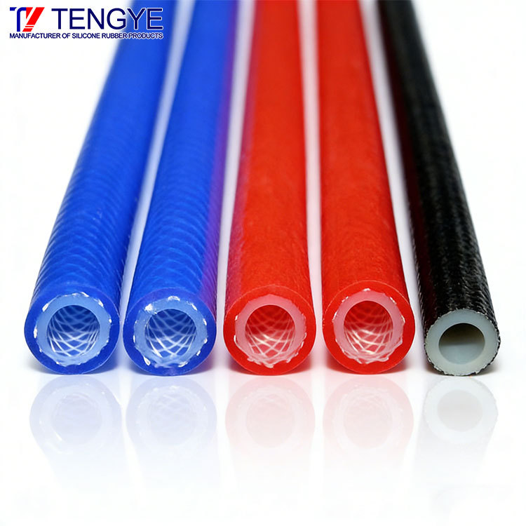 FDA Food-Grade High-Temp Resistant Braided Silicone Hose