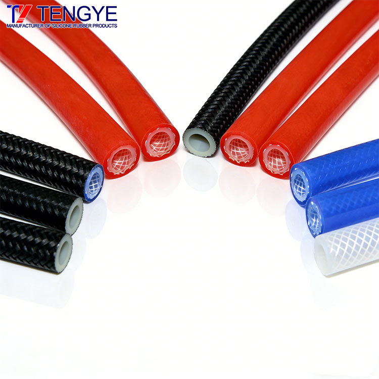 FDA Food-Grade High-Temp Resistant Braided Silicone Hose