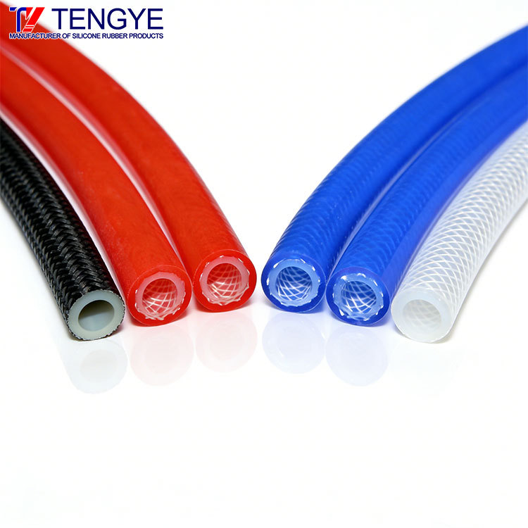 FDA Food-Grade High-Temp Resistant Braided Silicone Hose