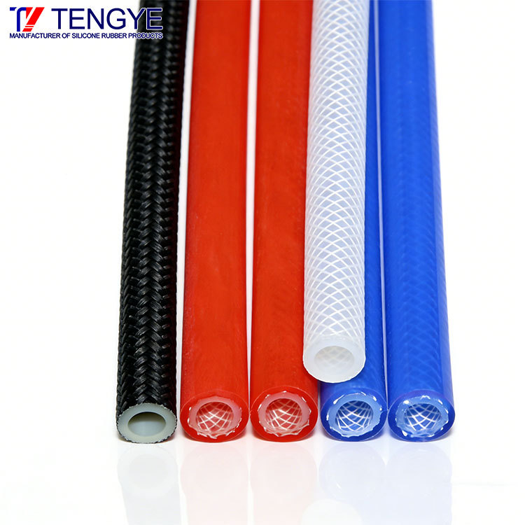 FDA Food-Grade High-Temp Resistant Braided Silicone Hose