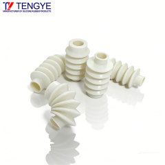 High-temperature resistant expansion silicone rubber corrugated tube