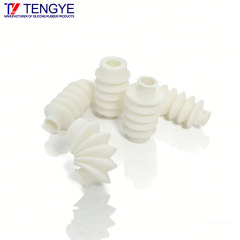 High-temperature resistant expansion silicone rubber corrugated tube