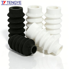 High-temperature resistant expansion silicone rubber corrugated tube