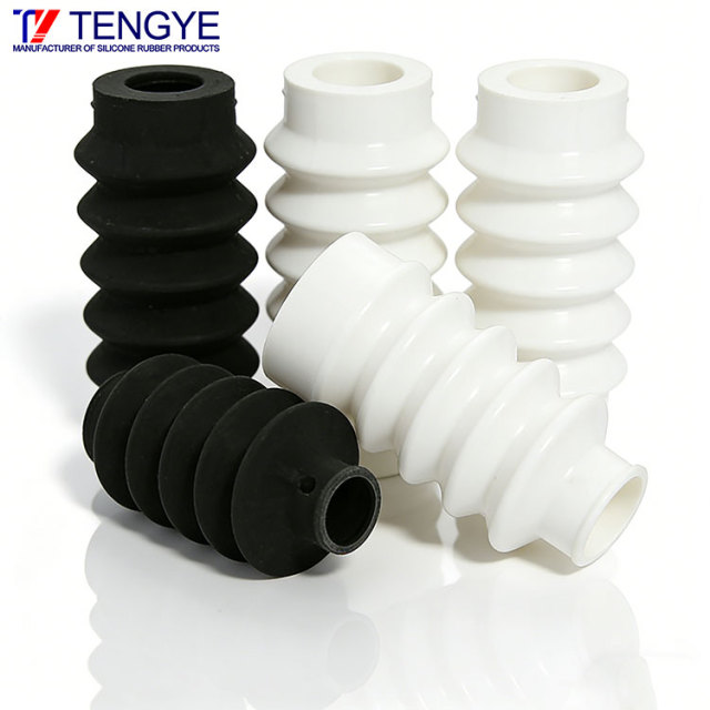High-temperature resistant expansion silicone rubber corrugated tube