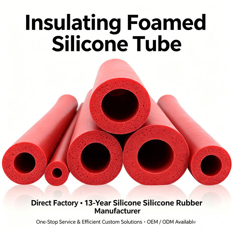 Foam Silicone Insulation Pipe / Foamed Silicone Heat Insulation Hose