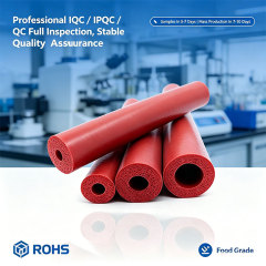 High Temp Resistant Flame Retardant Foamed Silicone Tube