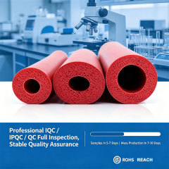 High Temp Resistant Flame Retardant Foamed Silicone Tube