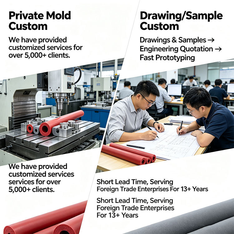 High Temperature Resistant Silicone Foam Tube