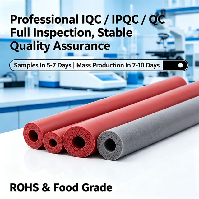 High Temperature Resistant Silicone Foam Tube