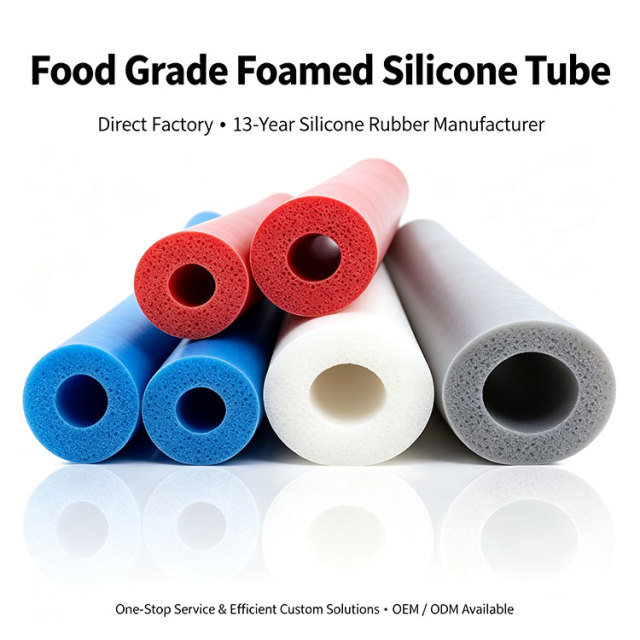 High Temp Resistant Food Grade Silicone Foam Tube