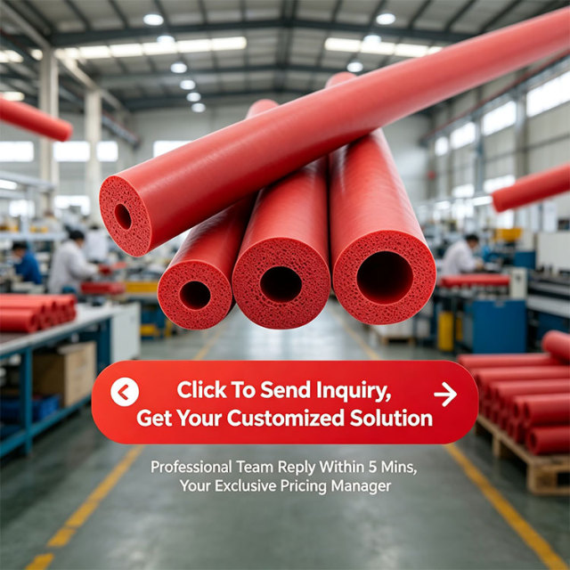 High Temp Resistant Food Grade Silicone Foam Tube