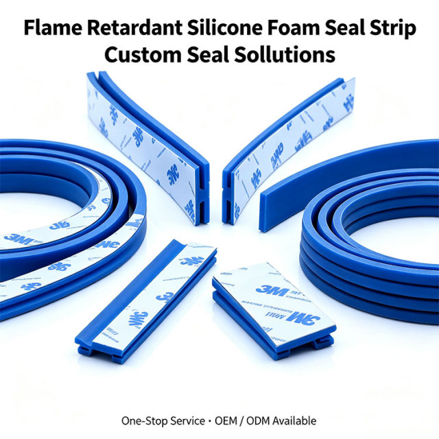 Flame Retardant Foamed Silicone Seal Strip