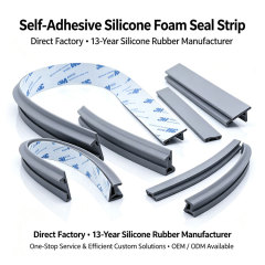 Self Adhesive Foamed Silicone Seal Strip