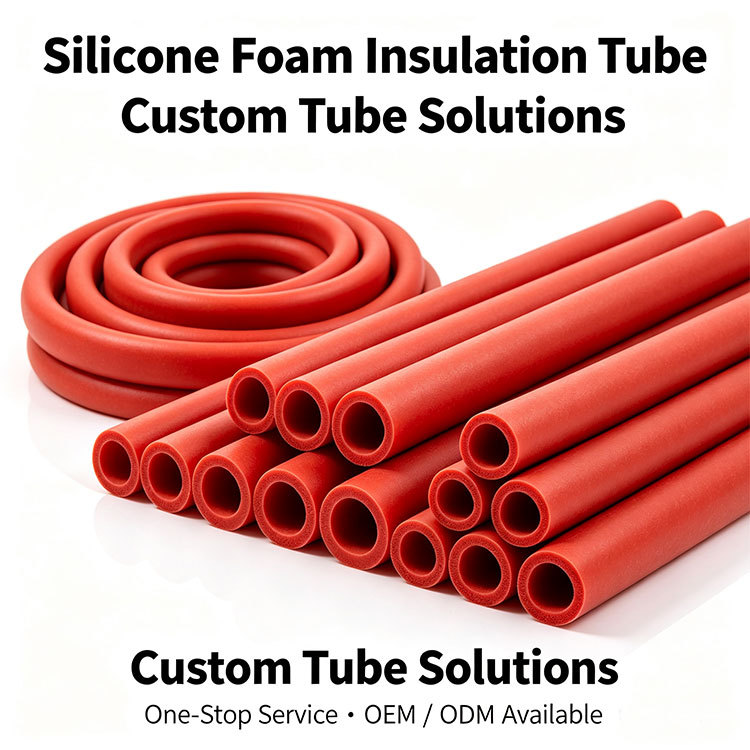 Silicone Thermal Insulation Foam Tube