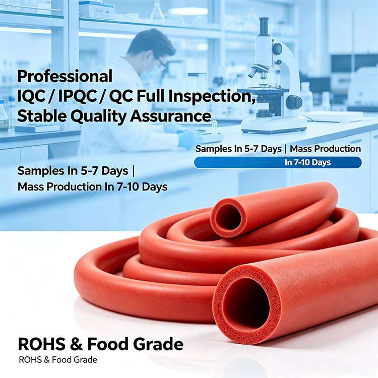 Silicone Thermal Insulation Foam Tube