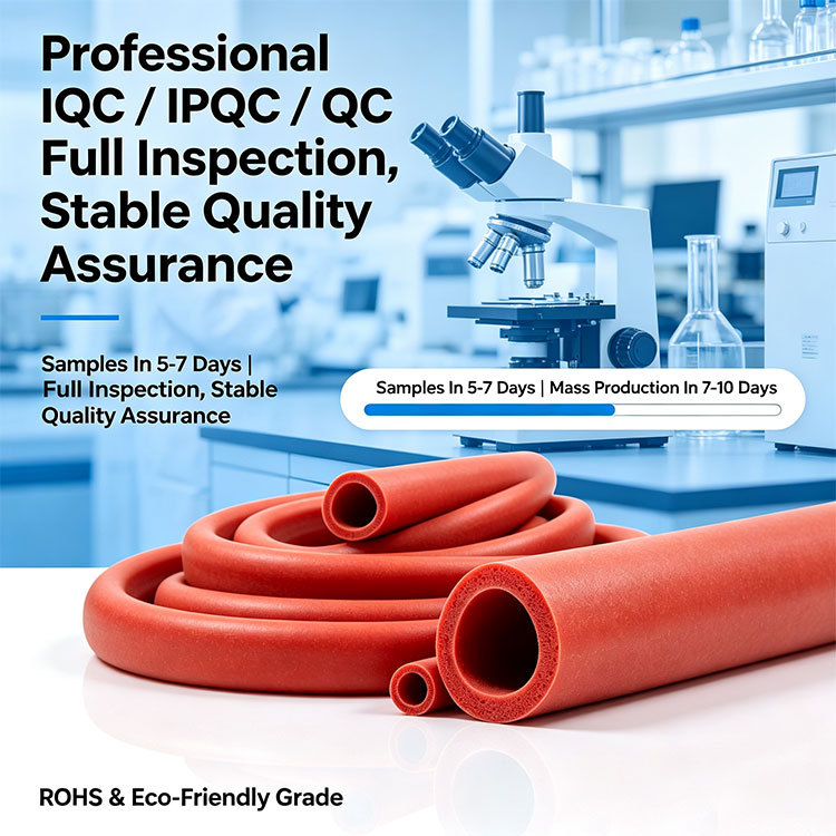 Eco‑friendly Foamed Silicone Tube