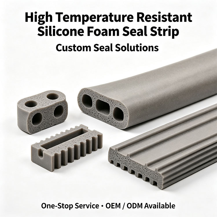 High‑Temperature Foamed Silicone Seal Strip