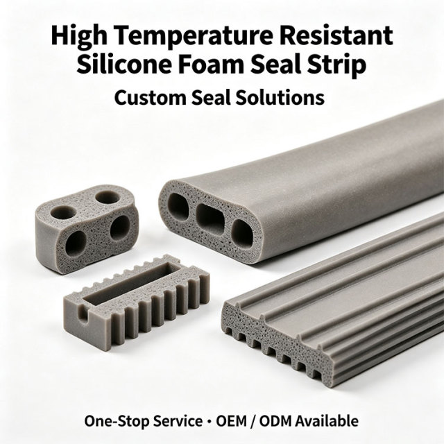 High‑Temperature Foamed Silicone Seal Strip