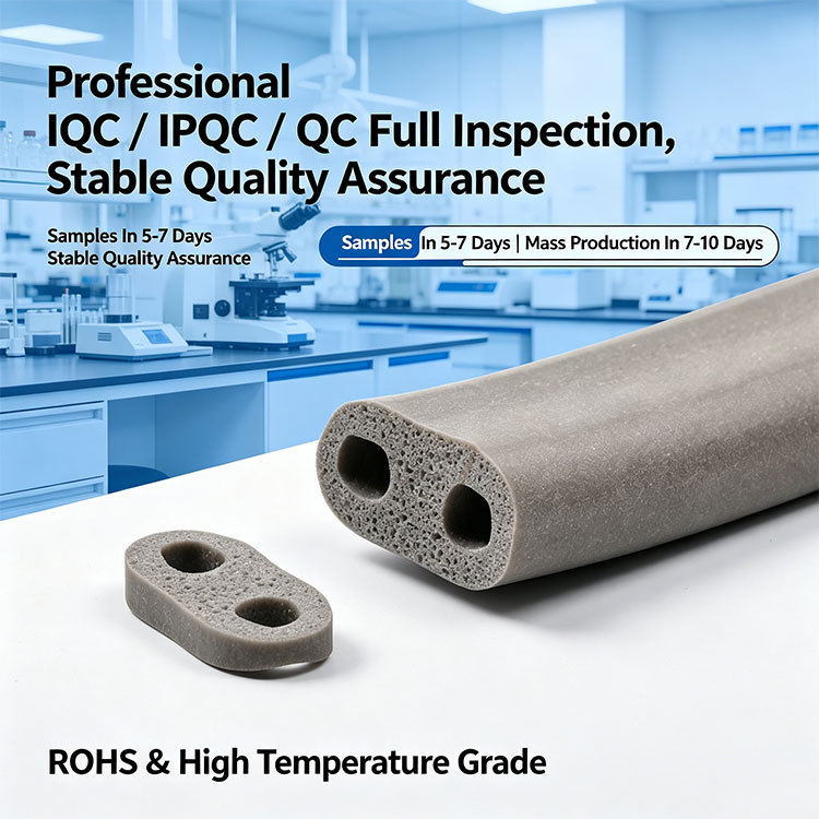 High‑Temperature Foamed Silicone Seal Strip