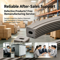 New energy battery box foamed silicone sealing strip