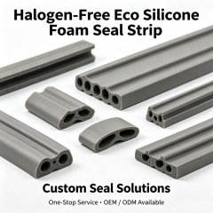 Halogen‑Free Eco‑Friendly Silicone Foam Seal Strip