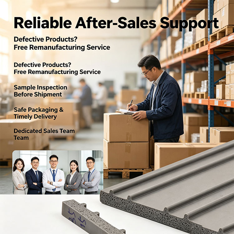 Halogen‑Free Eco‑Friendly Silicone Foam Seal Strip