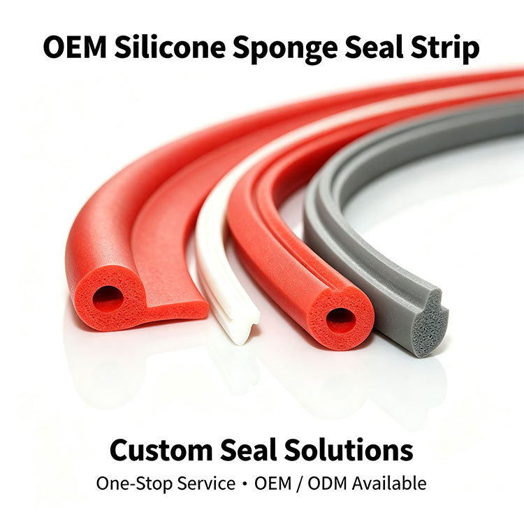 OEM Silicone Sponge Sealing Strip | Custom Extruded Silicone Sponge Seal Manufacturer